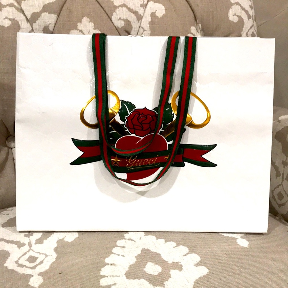 Gucci store shopping bag authentic